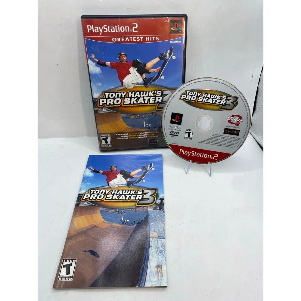 Tony Hawk's Pro Skater 3 Playstation 2 PS2 Game CIB Greatest Hits